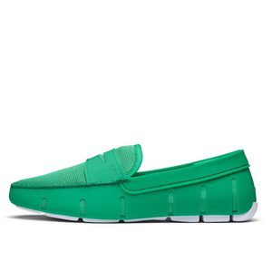SWIMS Mens Penny Loafer, Grass Green, 9